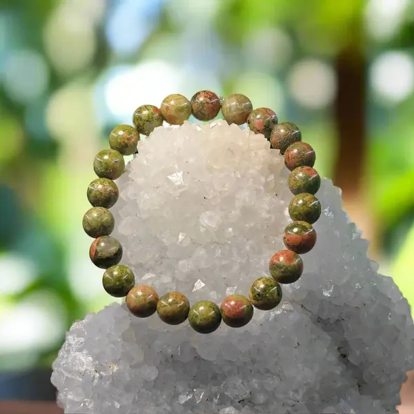 Unakite_Bracelet_Healing_Balance_Emotional_Growth