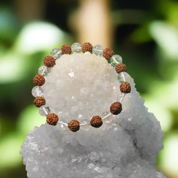 Rock_Crystal_Bracelet_With_Natural_Rudraksha_Clarity_Spiritual_Awakening_Protection
