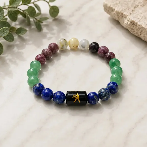 Libra_Zodiac_Bracelet_September_23_October_22_Lapis_Lazuli_Dendritic_Opal_Lepidolite_Green_Aventurine_Default_Title