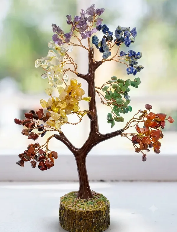Seven_Chakra_Gemstone_Tree_Energy_Balance_Healing_Spiritual_Decor_300_Beads_10_Inches