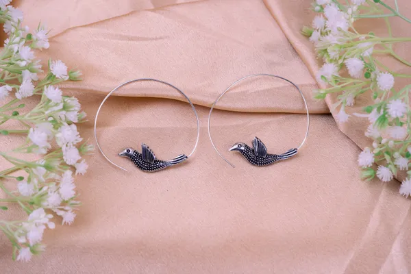 Brass_Bird_Hoop_Earrings_Silver