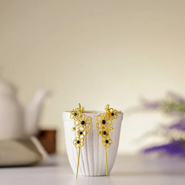 Boheme_Blossom_Ear_Cuffs_Black