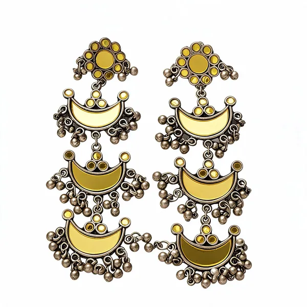 Fiza_Statement_Earrings_Gold