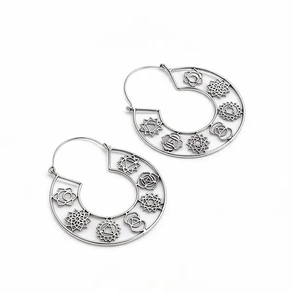 The_7_Chakra_Hoops_Silver