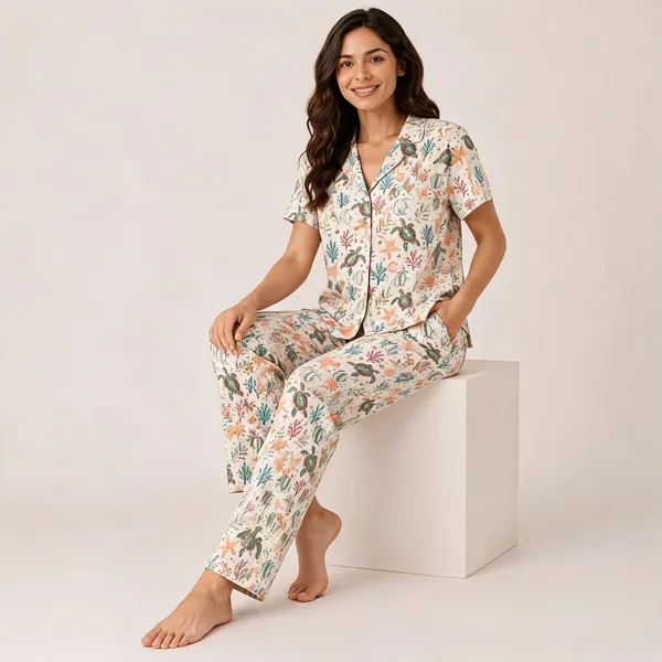 Cream_Printed_Relaxed_Fit_Pajama_Set_for_Women