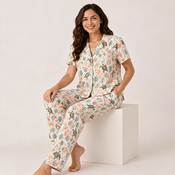 Cream_Printed_Relaxed_Fit_Pajama_Set_for_Women