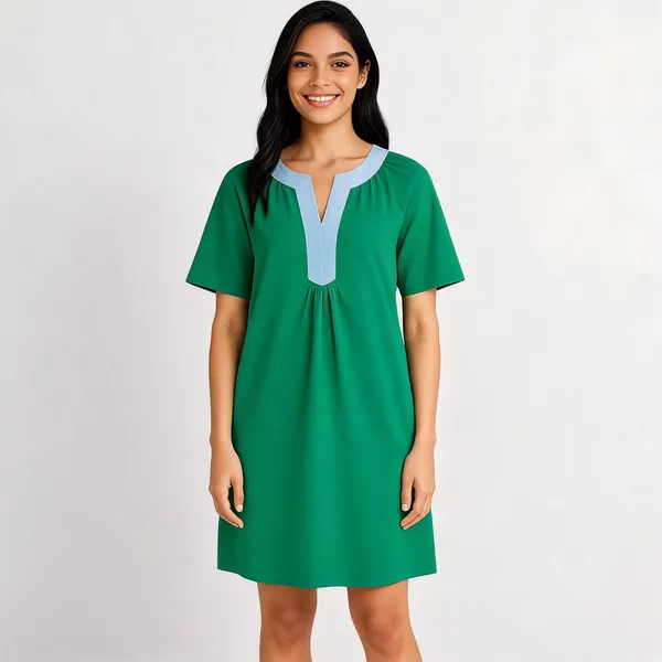 Green_Relaxed_Fit_Short_Dress_for_Women