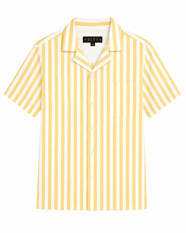 Yellow_Striped_Relaxed_Fit_Cuban_Collar_Shirt_for_Men