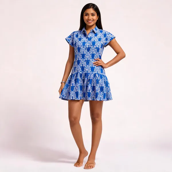 Blue_Printed_A-Line_Dress_for_Women