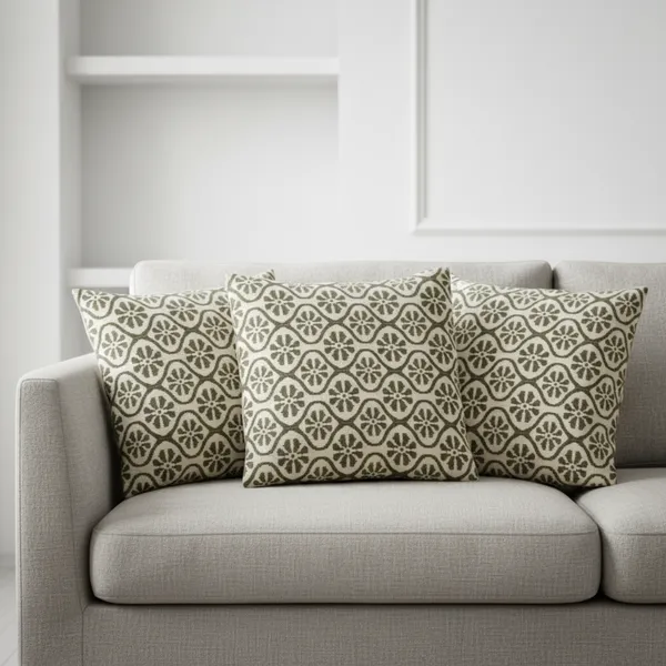 Olive_Medallion_Trellis_Cushion_Covers