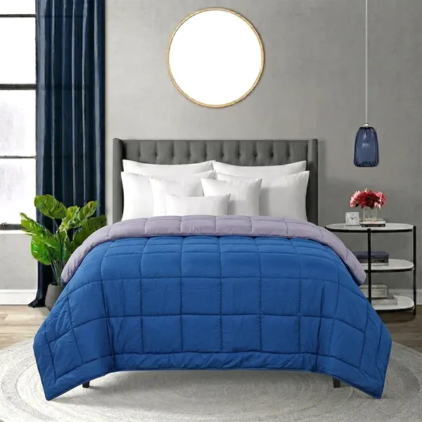 Cozy_Light_Blue_Comforter_Ultra_Soft_Microfiber_Quilt_Queen_Size_Diamond