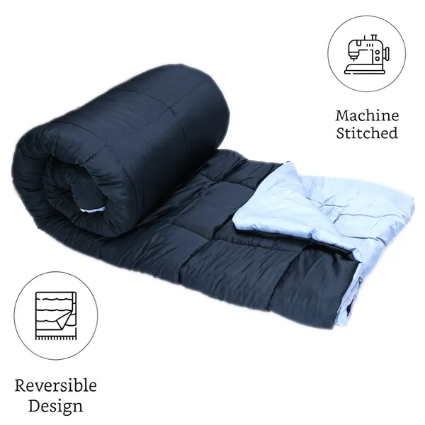 Cozy_Dark_Blue_Comforter_Ultra_Soft_Microfiber_Quilt_Queen_Size_Diamond