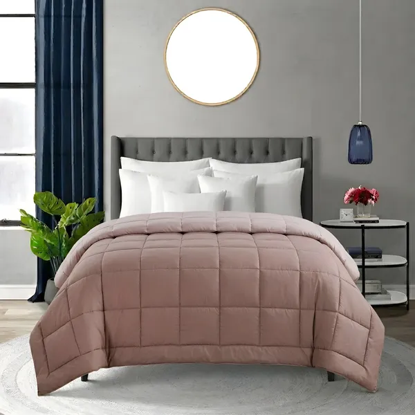 Cozy_Pink_Comforter_Ultra_Soft_Microfiber_Quilt_Queen_Size_Diamond