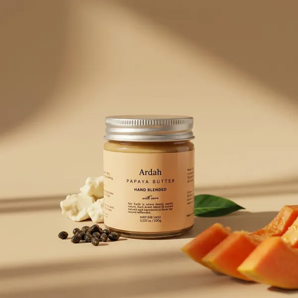 Ardah_Papaya_Face_Butter_Brightening_Deep_Nourishing_Glow_Moisturizer
