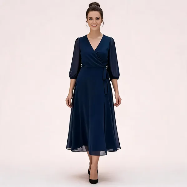 Navy_Blue_Chiffon_Fit_And_Flare_Midi_Dress_for_Women