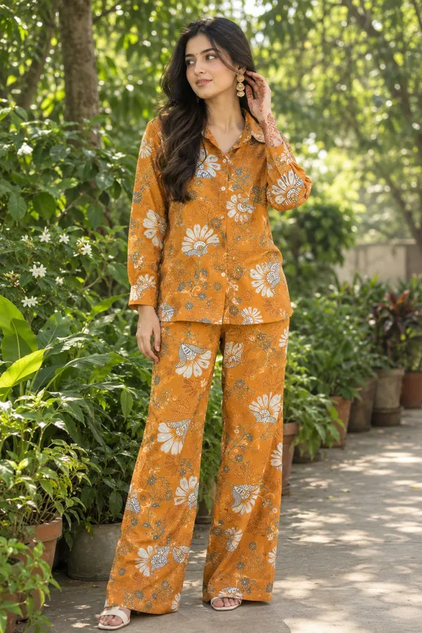 Orange_Floral_Co-ord_set