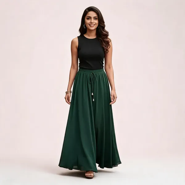 Black_And_Green_Sleeveless_Palazzo_Co-Ord_Set_for_Women