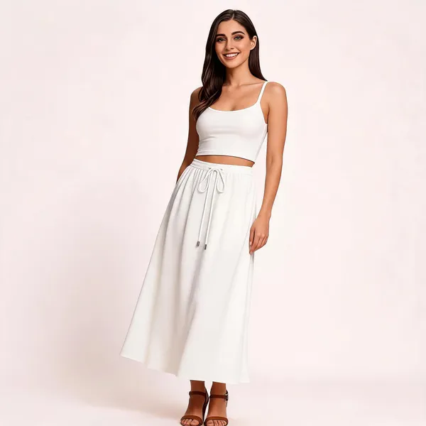 White_Sleeveless_Crop_Top_And_Maxi_Skirt_Set_for_Women