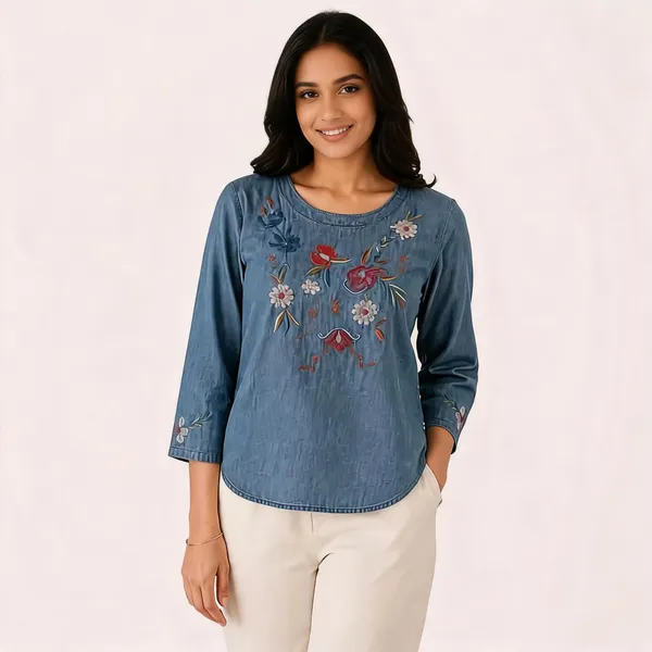 Blue_Denim_Embroidered_Top_for_Women