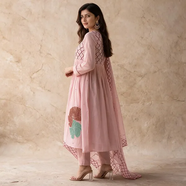 Pink_Cotton_Printed_Anarkali_Kurta_Set_For_Women