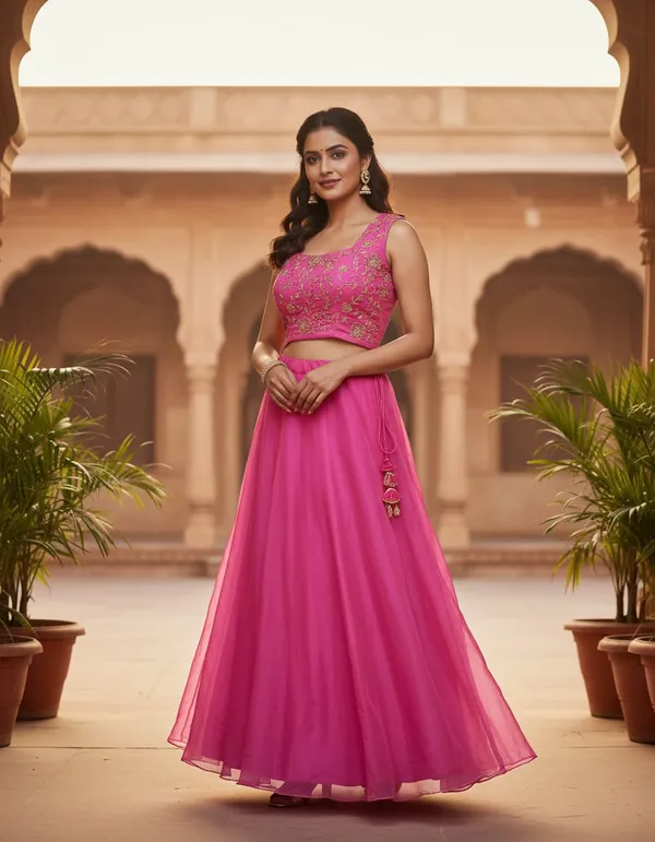 Pink_Embroidered_Flared_Lehenga_Choli_for_Women
