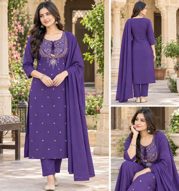 Purple_Embroidered_Straight_Kurta_Set_for_Women