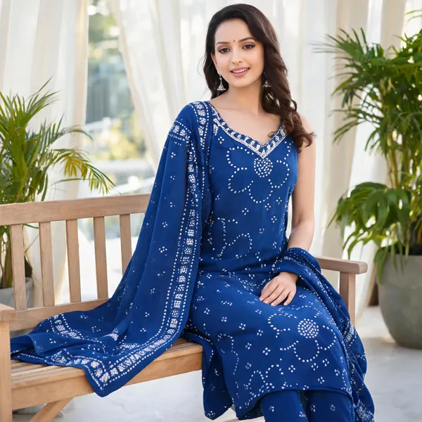 Blue_Cotton_Printed_Straight_Kurta_Set_For_Women