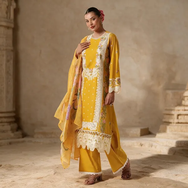 Yellow_Crepe_Embroidered_Straight_Suit_Set_For_Women