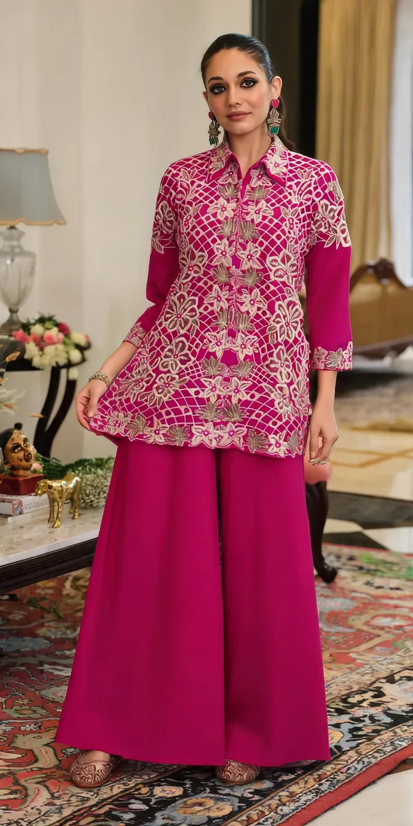 Pink_Georgette_Embroidered_Straight_Kurta_Set_For_Women