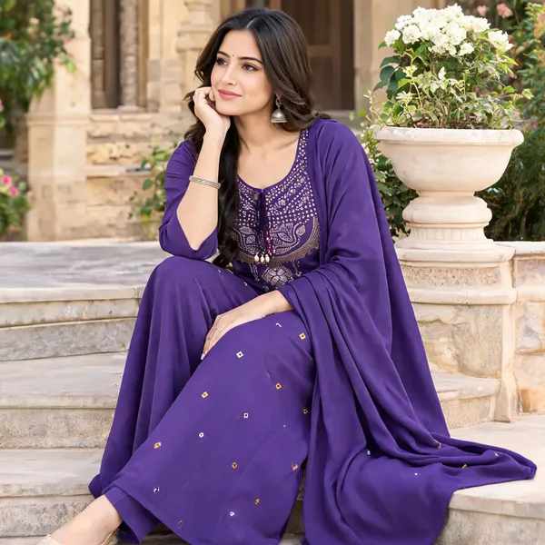 Purple_Cotton_Embroidered_Straight_Kurta_Set_For_Women
