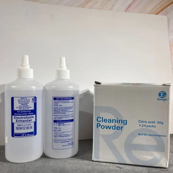 Enagic_Enhancer_2x400ml_2_x_30gm_Enagic_Cleaning_Powder_Including_Courier_Charges