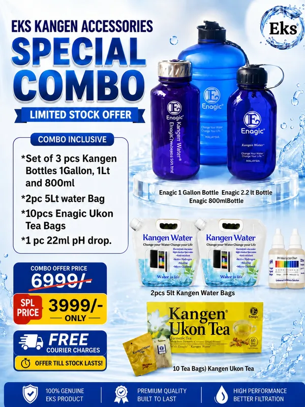 Eks_Kangen_Accessories_Special_Combo_3_Bottles_+_2x2lt_Bags_+_10pcs_Ukon_tea_Bags_+_1x22ml_pH_drops