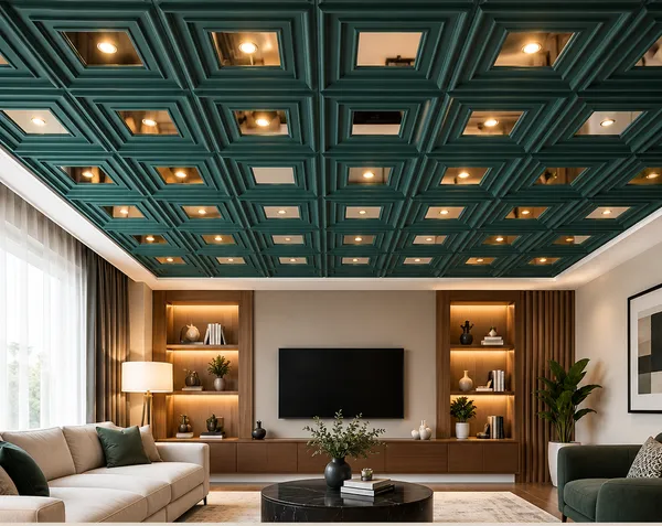 Mirror_Vault_3D_Panel_Color_-_Pastel_Green__50Cm_X_50Cm_(W_X_H)