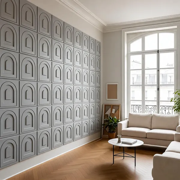 Arch_3D_Panel_Color_-_Grey_50Cm_X_50Cm_(W_X_H)