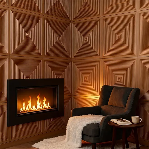 Enigma_3D_Panel_Color_-_Bronze_50Cm_X_50Cm_(W_X_H)