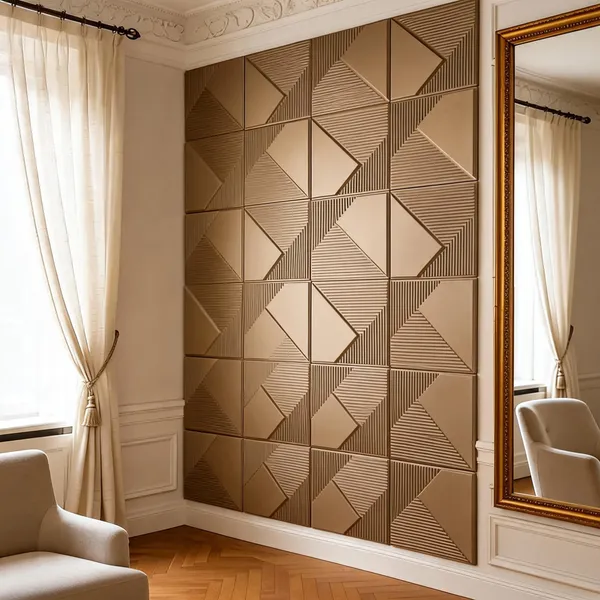 Fin_3D_Panel_Color_-_Bronze_50Cm_X_50Cm_(W_X_H)