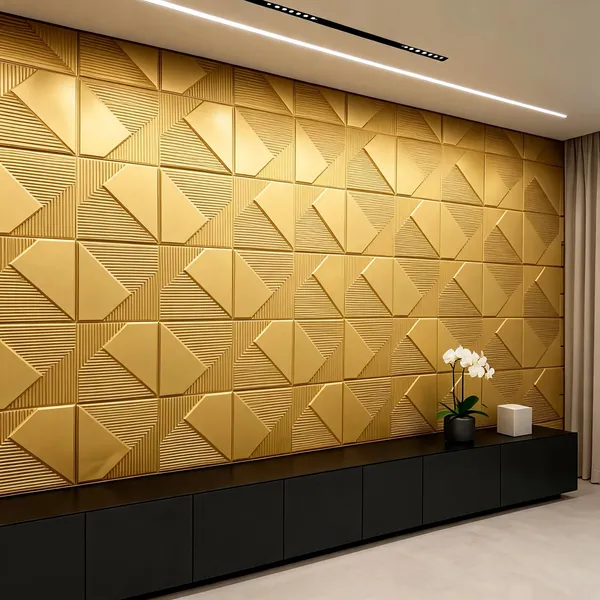 Fin_3D_Panel_Color_-_Gold_50Cm_X_50Cm_(W_X_H)