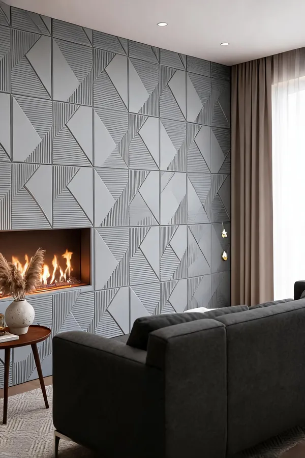 Fin_3D_Panel_Color_-_Grey_50Cm_X_50Cm_(W_X_H)