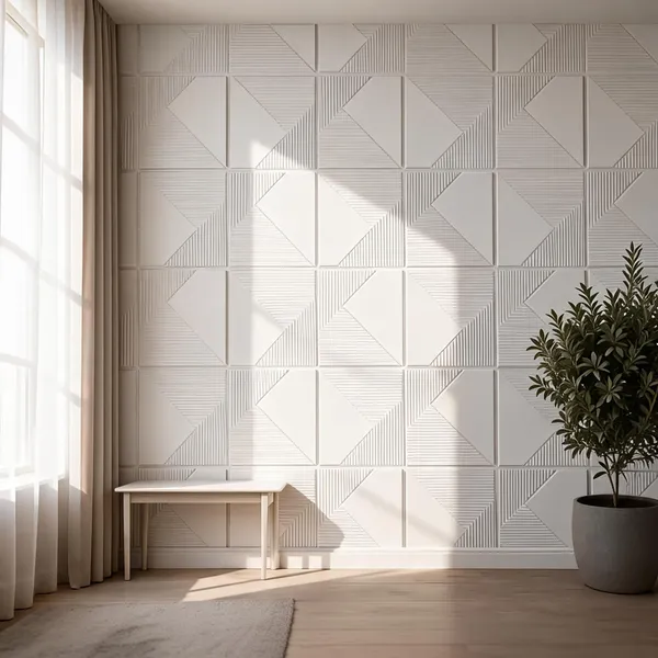Fin_3D_Panel_Color_-_White_50Cm_X_50Cm_(W_X_H)