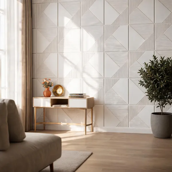 Fin_3D_Panel_Color_-_White_50Cm_X_50Cm_(W_X_H)