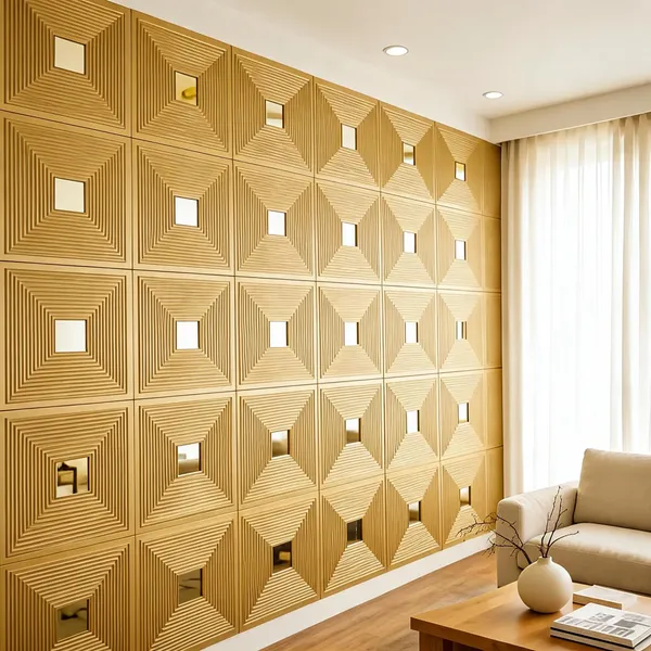 Mirror_Enigma_3D_Panel_Color_-_Gold_50Cm_X_50Cm_(W_X_H)
