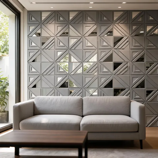 Mirror_Matrix_3D_Panel_Color_-_Grey_50Cm_X_50Cm_(W_X_H)