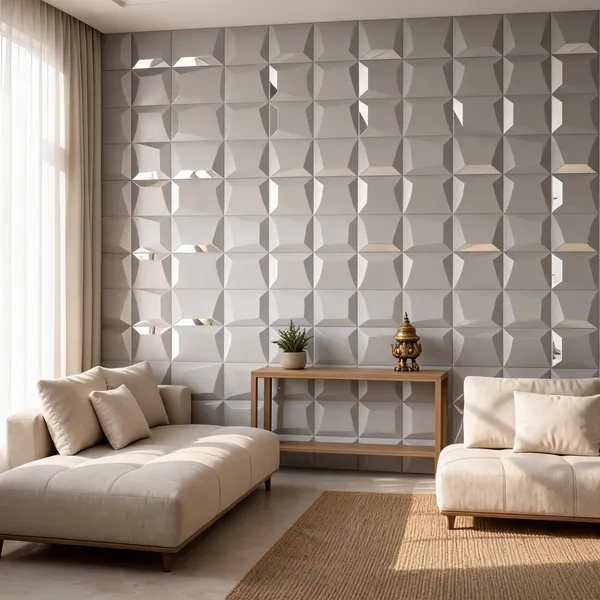 Mirror_Mosaic_3D_Panel_Color_-_Grey_50Cm_X_50Cm_(W_X_H)