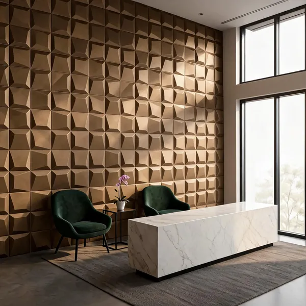 Mosaic_3D_Panel_Color_-_Bronze_50Cm_X_50Cm_(W_X_H)