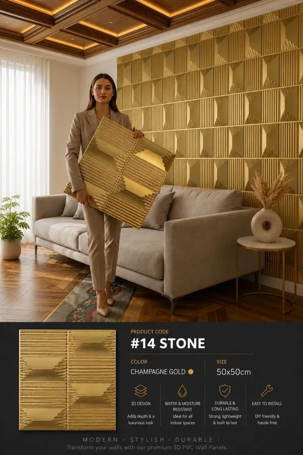 Stone_3D_panel_Color_-_Gold