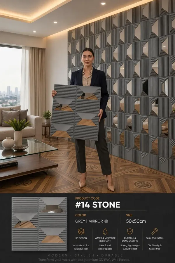 Mirror_stone_3D_panel_Color_-_Grey