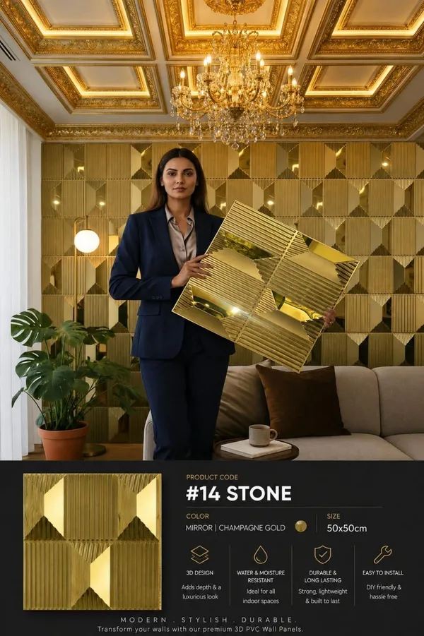Mirror_stone_3D_panel_Color_-_Gold