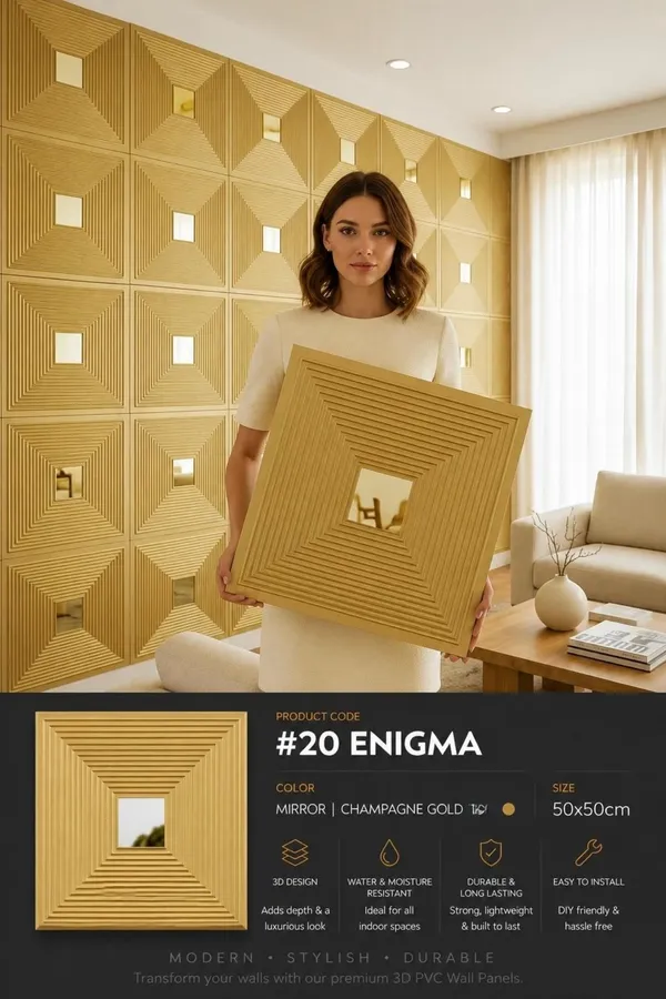 Mirror_Enigma_3D_panel_Color_-_Gold