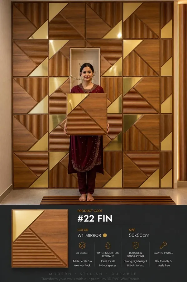 Mirror_Fin_3D_panel_Color_-_Brown