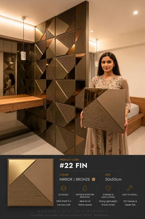 Mirror_Fin_3D_panel_Color_-_Bronze